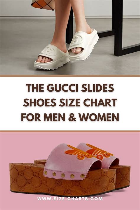 gucci silicone slides|Gucci slides size chart.